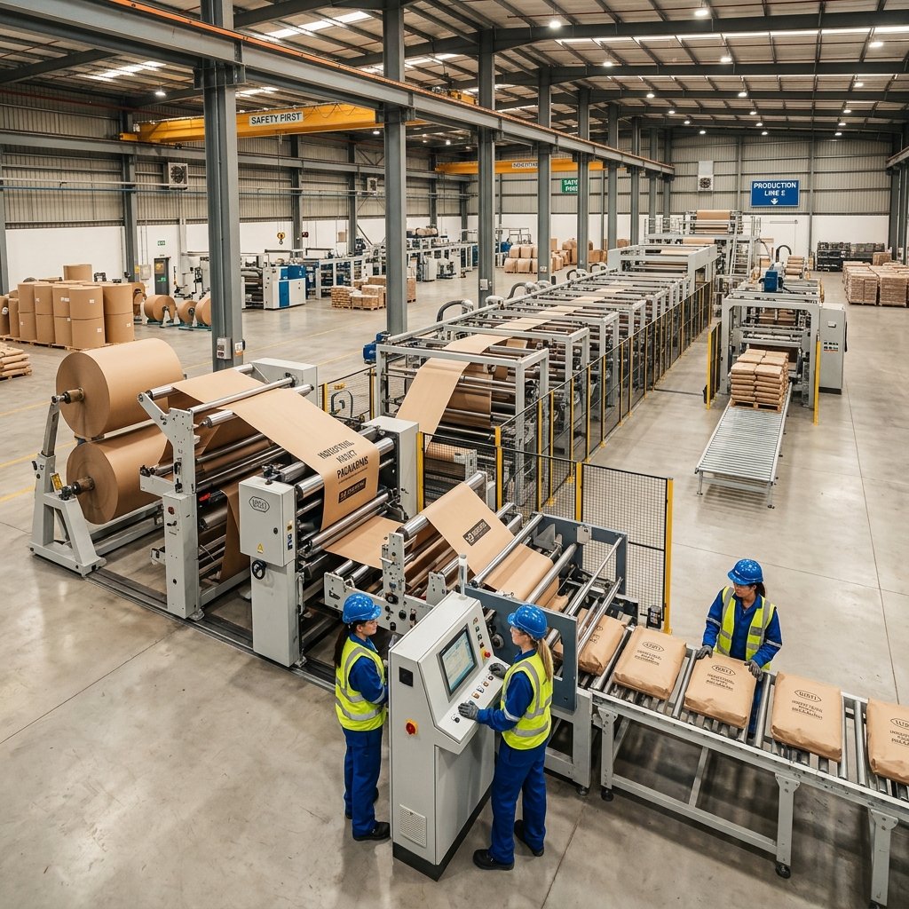 State-of-the-Art Bag Converting Plant Hall
